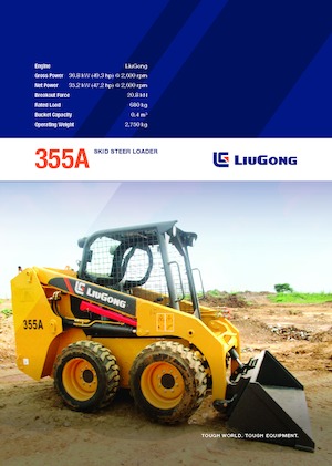 Mini încărcătoare Liugong 355A