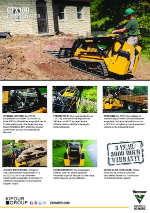 Mini încărcătoare Vermeer CTX100