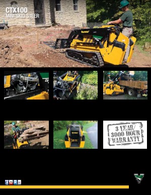 Mini încărcătoare Vermeer CTX100