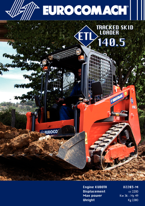 Mini încărcătoare Eurocomach ETL 140.5