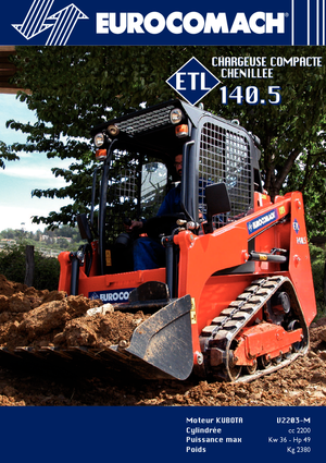 Mini încărcătoare Eurocomach ETL 140.5