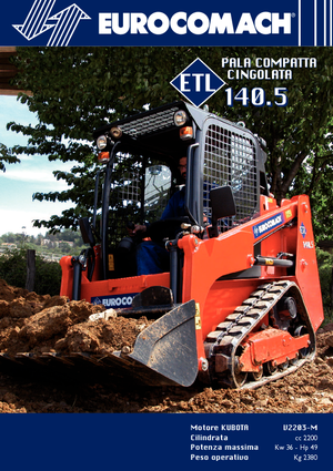 Mini încărcătoare Eurocomach ETL 140.5