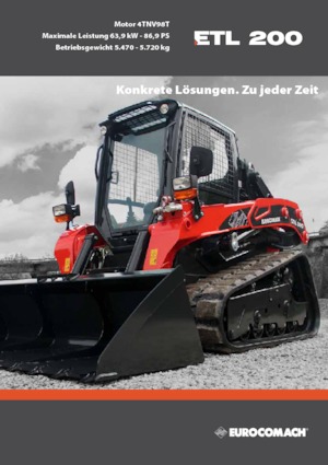 Mini încărcătoare Eurocomach 20 TL