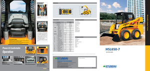 Mini încărcătoare Hyundai HSL 650-7