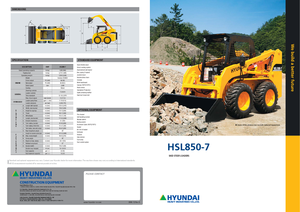 Mini încărcătoare Hyundai HSL 850-7