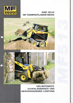 Mini încărcătoare MF Industrial MF 513