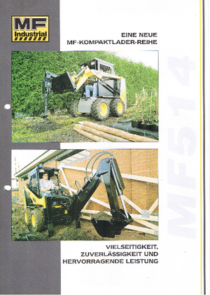 Mini încărcătoare MF Industrial MF 514
