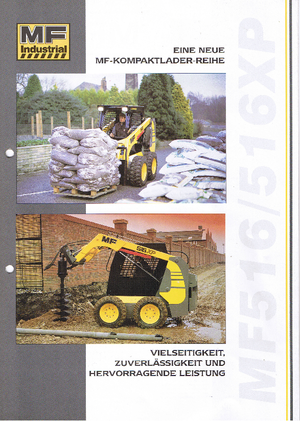 Mini încărcătoare MF Industrial MF 516 XP