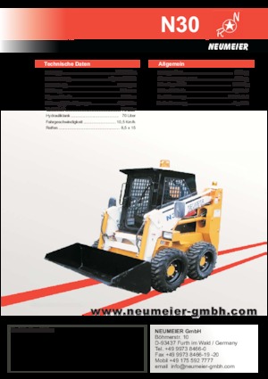 Mini încărcătoare Neumeier N 30