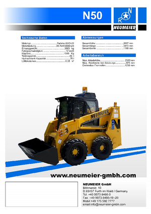 Mini încărcătoare Neumeier N 50