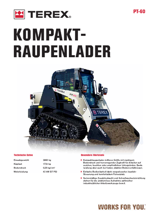 Mini încărcătoare Terex PT 60