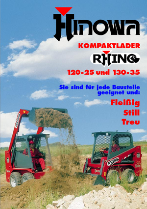 Mini încărcătoare Hinowa Rhino 120-25