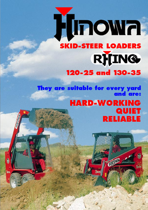 Mini încărcătoare Hinowa Rhino 130-35