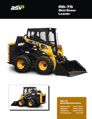 Mini încărcătoare ASV RS 75