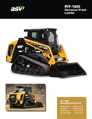 Mini încărcătoare ASV RT 120