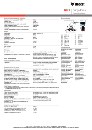 Mini încărcătoare Bobcat S770