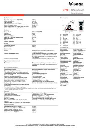 Mini încărcătoare Bobcat S770
