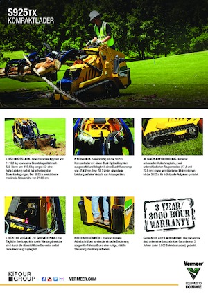 Mini încărcătoare Vermeer S925TX