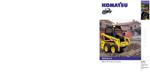 Mini încărcătoare Komatsu SK05J-2