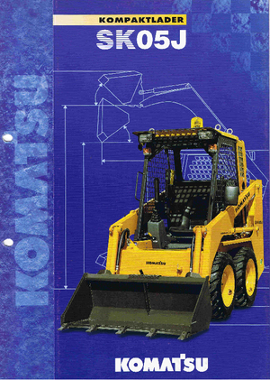 Mini încărcătoare Komatsu SK05J