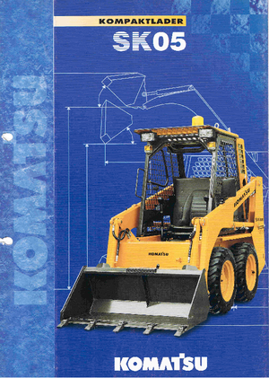 Mini încărcătoare Komatsu SK05
