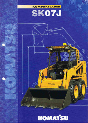 Mini încărcătoare Komatsu SK07J