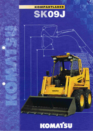 Mini încărcătoare Komatsu SK09J