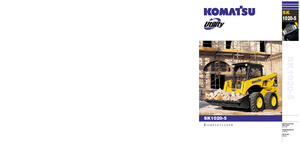 Mini încărcătoare Komatsu SK1020-5 Super Flow