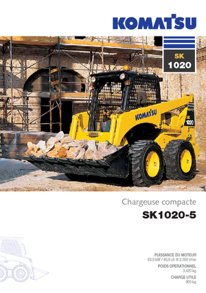 Mini încărcătoare Komatsu SK1020-5 turbo