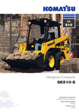 Mini încărcătoare Komatsu SK510-5