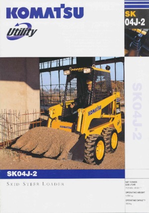 Mini încărcătoare Komatsu SK04J-2