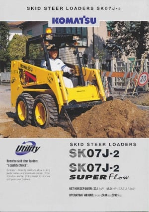 Mini încărcătoare Komatsu SK07J-2