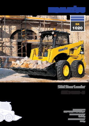 Mini încărcătoare Komatsu SK1020-5 Super Flow