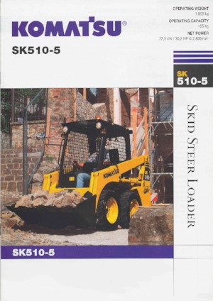 Mini încărcătoare Komatsu SK510-5