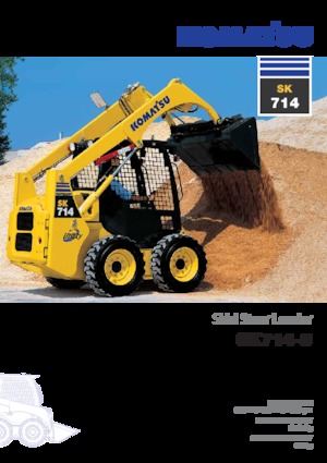 Mini încărcătoare Komatsu SK714-5