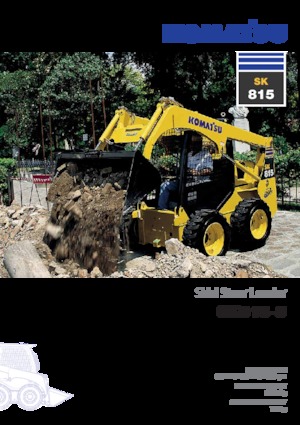 Mini încărcătoare Komatsu SK815-5E0