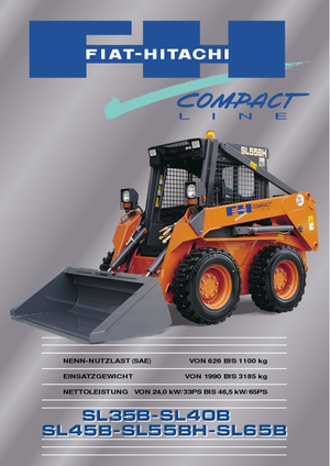 Mini încărcătoare Fiat-Hitachi SL 40 B