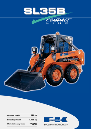 Mini încărcătoare Fiat Kobelco SL 35 B