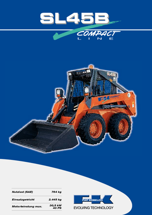 Mini încărcătoare Fiat Kobelco SL 45 B