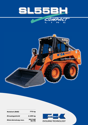 Mini încărcătoare Fiat Kobelco SL 55 BH