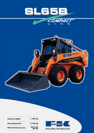 Mini încărcătoare Fiat Kobelco SL 65 B