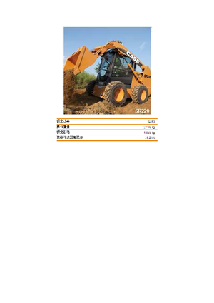 Mini încărcătoare Case SR 220