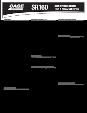 Mini încărcătoare Case SR160