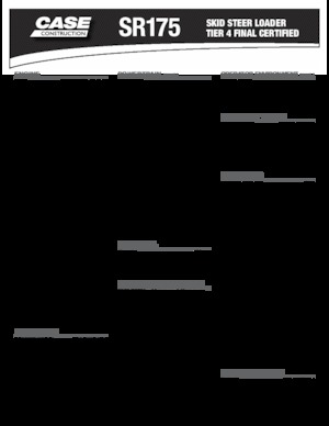 Mini încărcătoare Case SR175