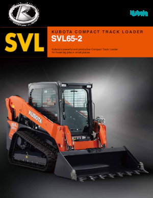 Mini încărcătoare Kubota SVL65-2