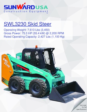 Mini încărcătoare Sunward SWL3230 