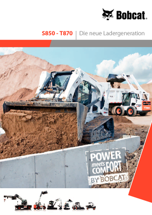 Mini încărcătoare Bobcat T870