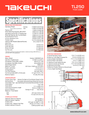 Mini încărcătoare Takeuchi TL 240