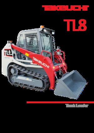 Mini încărcătoare Takeuchi TL 8 