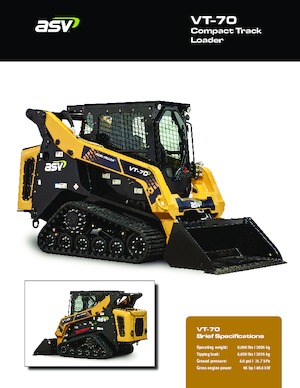 Mini încărcătoare ASV VT 70